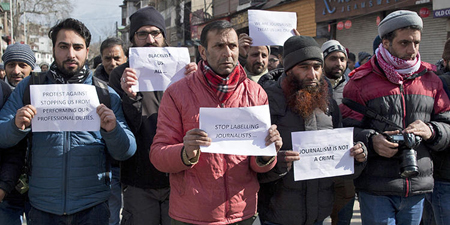 India bars journalists in Jammu and Kashmir from covering event
