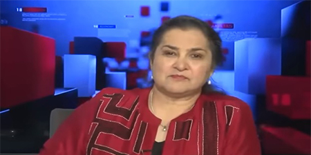 Nasim Zehra takes action against Moeed Pirzada 