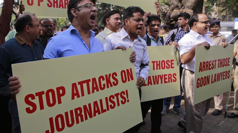 RSF alarmed over deterioration of press freedom in India
