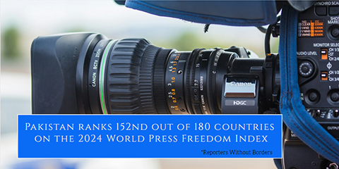 Pakistan's press freedom dips
