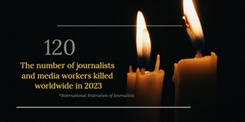 Gaza War drives journalist death toll up