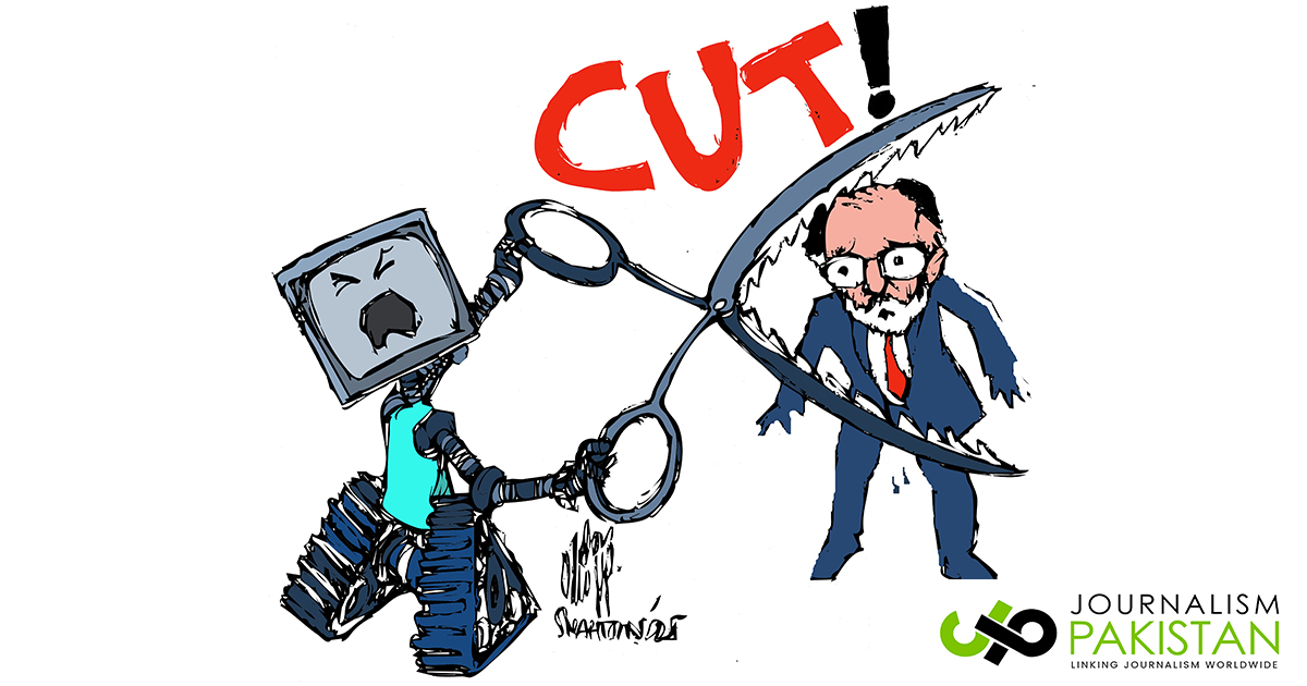 Journalism Toon — Janu Journalism slices through ARY chaos