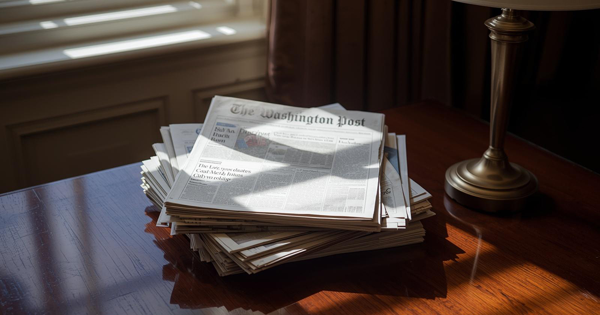 Washington Post print circulation falls over 20 percent in 2025
