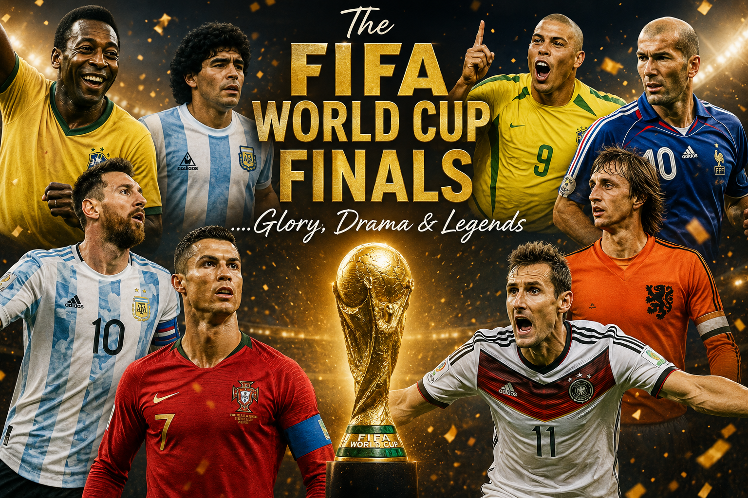 Pele to Messi: How World Cup finals wrote football's greatest story