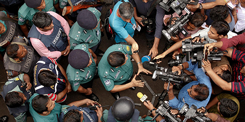 Bangladesh unrest escalates as Dhaka newsrooms remain shut
