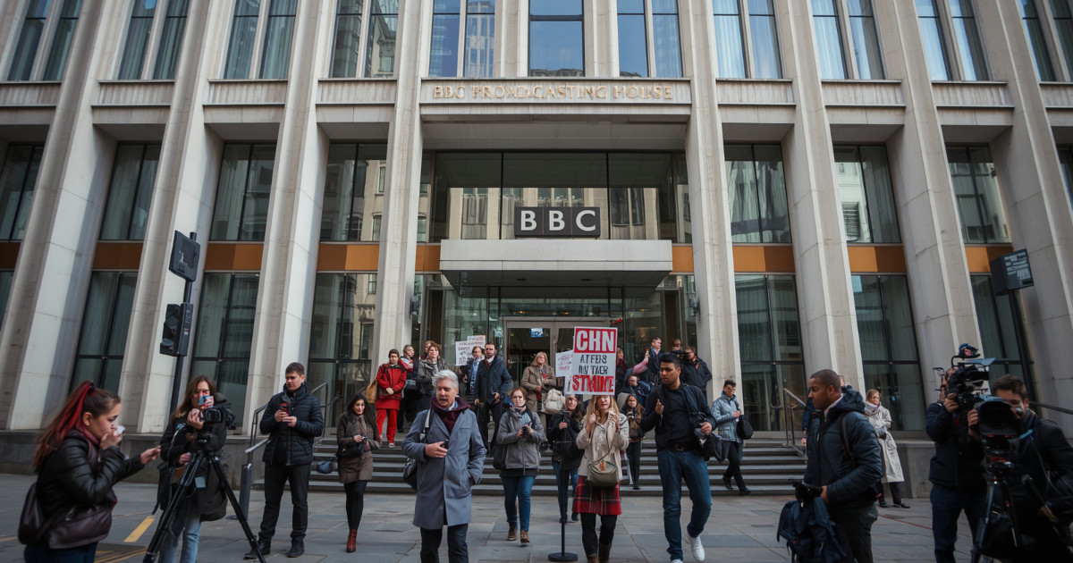 BBC strike highlights pressure from newsroom cuts BBC strike highlights pressure from newsroom cuts