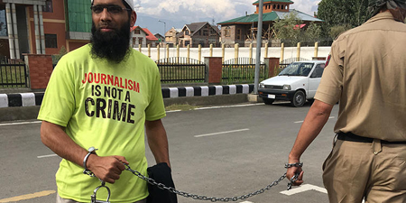  CPJ calls on J&K police to drop charges against journalist