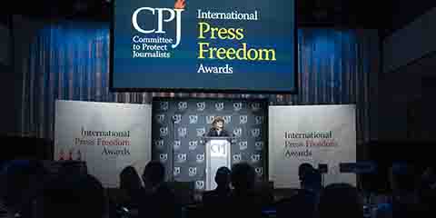 CPJ gala honors five journalists and sets fundraising record