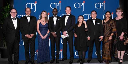 CPJ gala recognizes courageous journalists from developing democracies