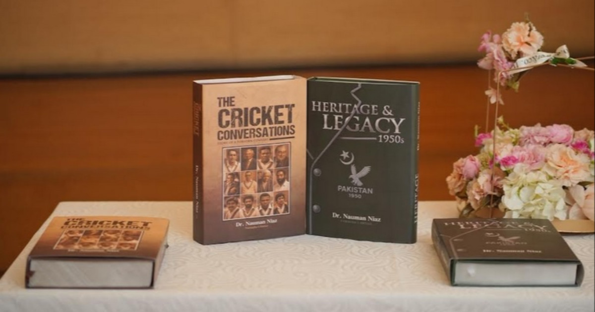 Dr. Nauman Niaz revisits Pakistan's cricket legacy in two new books