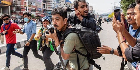 Four journalists injured in Nepal amid deadly protests over social media ban Four journalists injured in Nepal amid deadly protests over social media ban