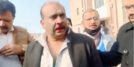 Geo News cameraperson beaten up outside Islamabad court