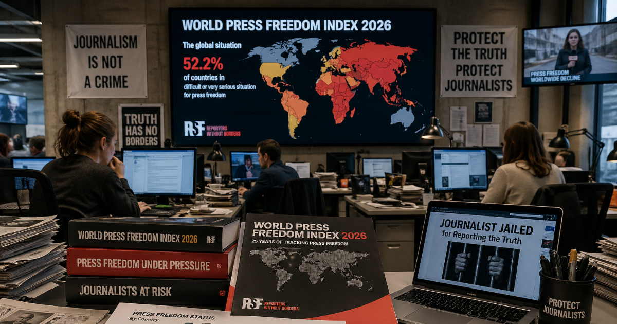 Global press freedom hits historic low, RSF reports