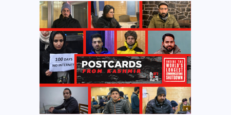 IFJ campaign highlights Kashmir's ongoing internet controls