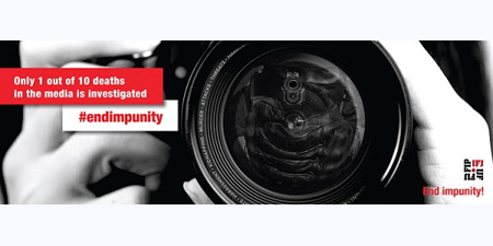 IFJ launches campaign to fight impunity for crimes against journalists
