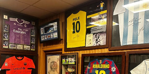 Inside the world's largest private sports memorabilia collection