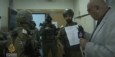 Israeli forces raid Al Jazeera’s West Bank office, ban its journalism for 45 days