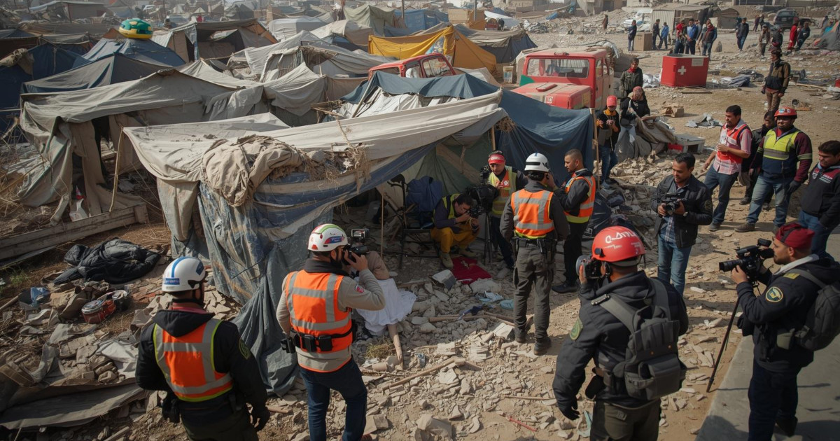 Israeli strike kills journalist in Gaza tent camp