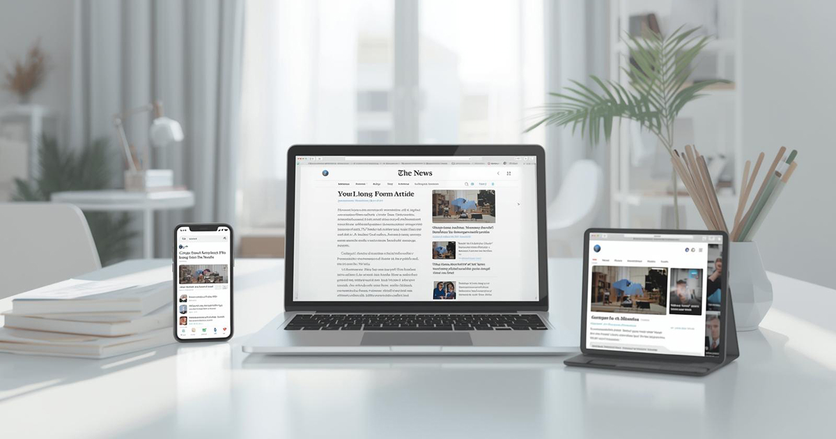 Journalism is being read without being visited