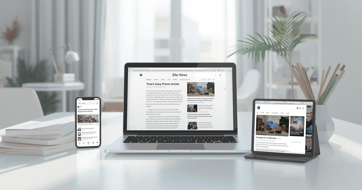 Journalism is being read without being visited