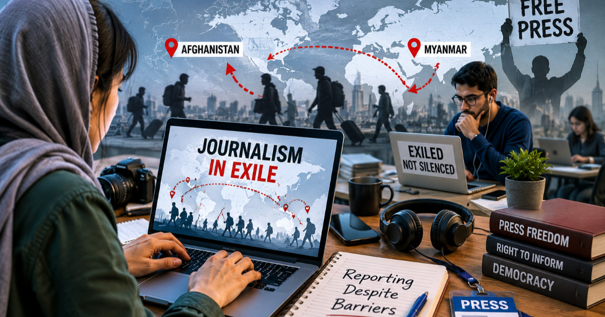 Journalist exile crisis deepens as countries forcing reporters to flee doubles Journalist exile crisis deepens as countries forcing reporters to flee doubles