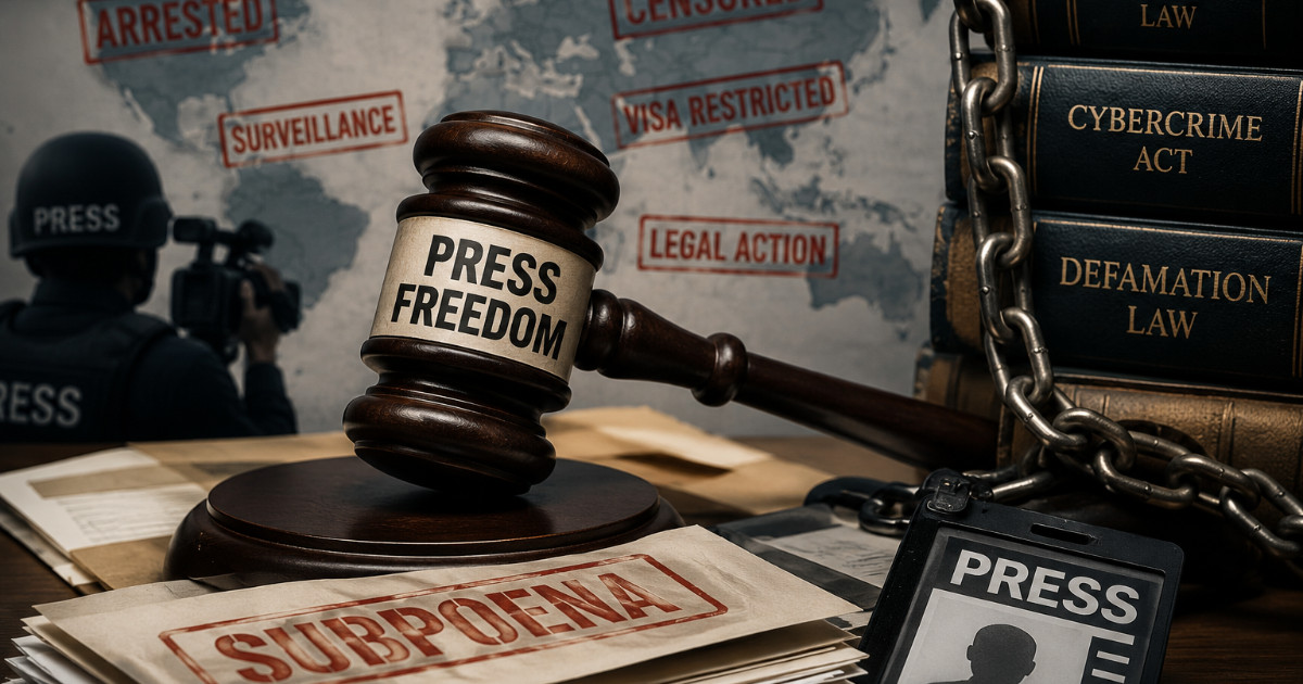 JP analysis: Legal pressure on journalists grows worldwide JP analysis: Legal pressure on journalists grows worldwide