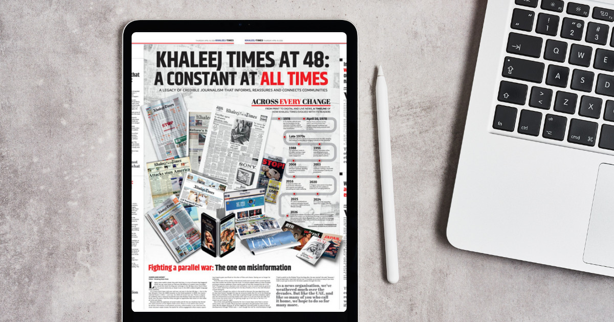 Khaleej Times at 48: A legacy newspaper navigating the digital age