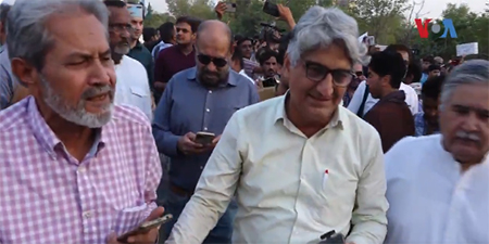  Matiullah Jan accused of disrupting news conference