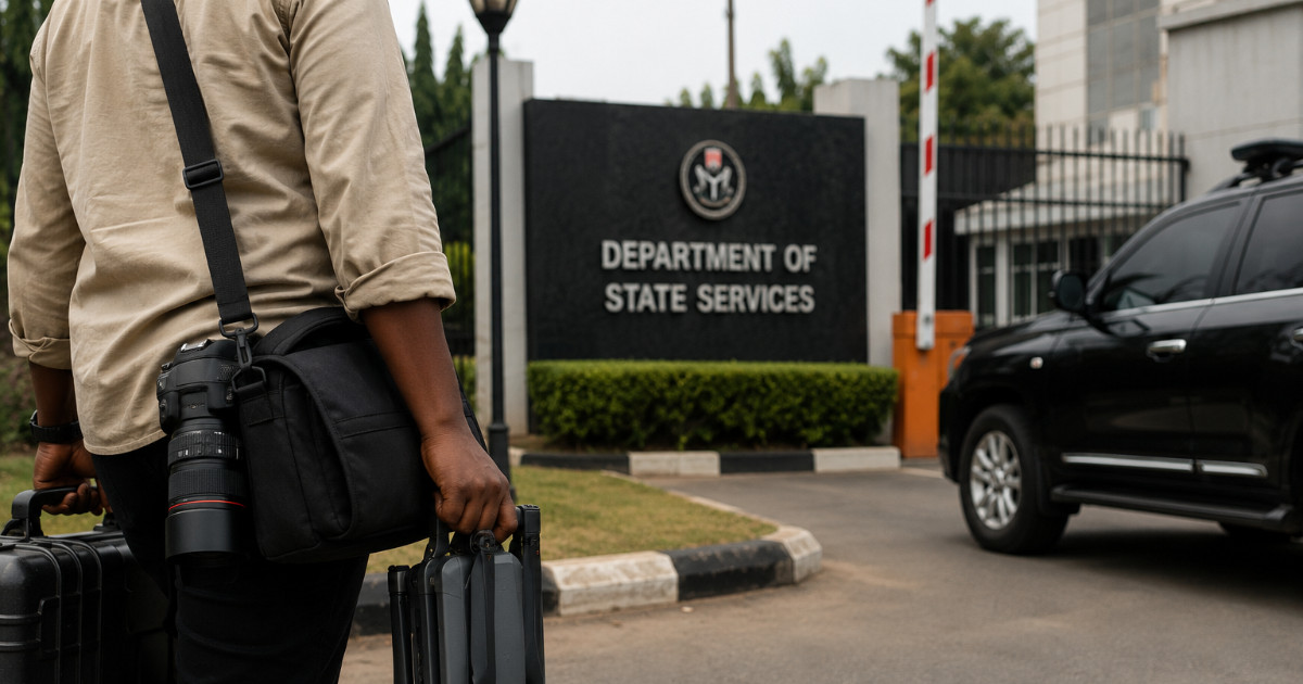 Nigerian journalist freed after DSS drone equipment detention Nigerian journalist freed after DSS drone equipment detention