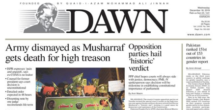 No Dawn distribution in DHA Lahore