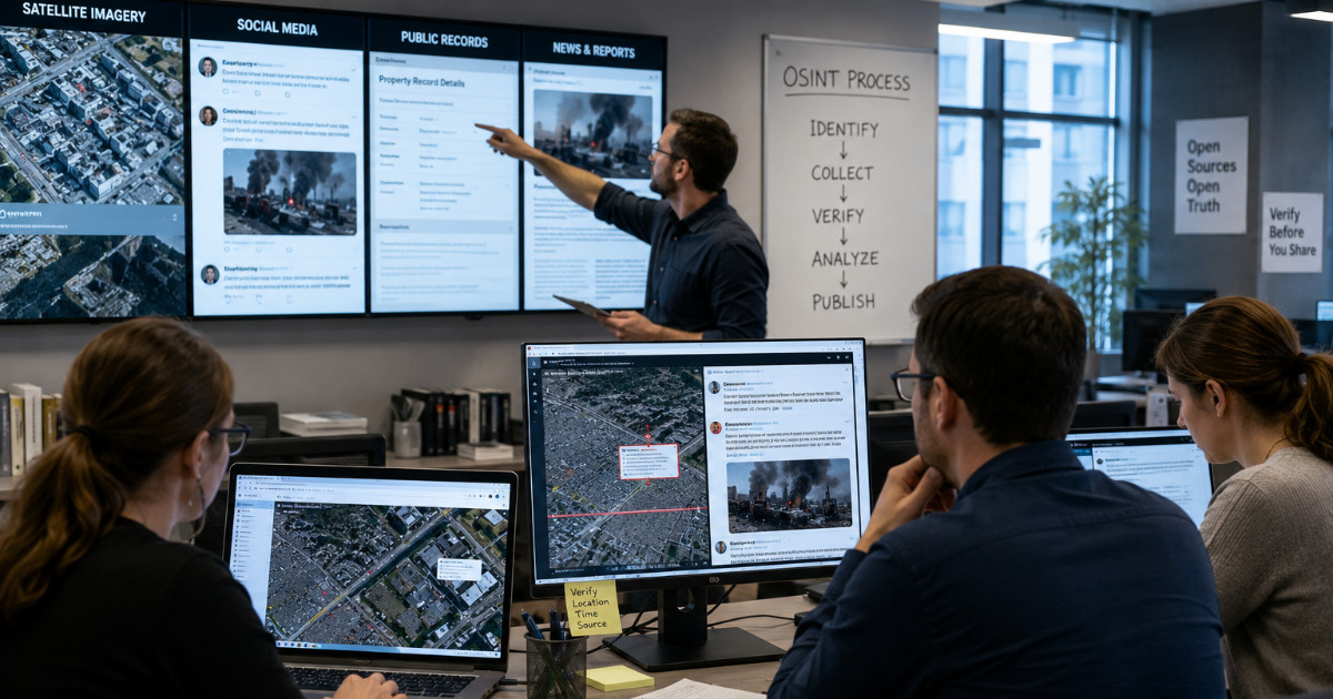Open-Source Intelligence (OSINT): How journalists verify information in the digital age
