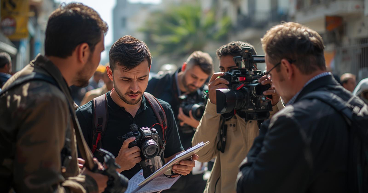 Palestinian groups mark journalists loyalty day