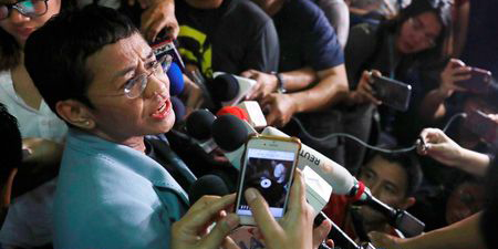 Philippine journalist released on bail after arrest causes outcry