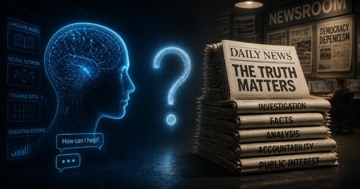 Reuters editor warns AI threatens journalism's future