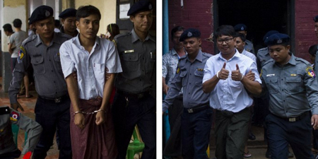Reuters journalists charged under Official Secrets Act in Myanmar