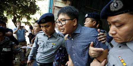 Reuters Myanmar reporters jailed for seven years in landmark secrets case