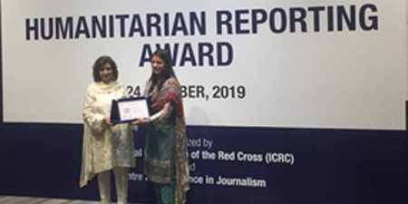Seven journalists honored for excellence in humanitarian reporting