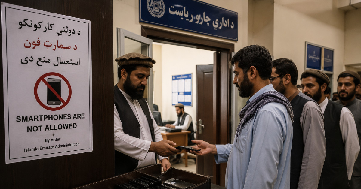Taliban smartphone ban further limits media access in Afghanistan Taliban smartphone ban further limits media access in Afghanistan