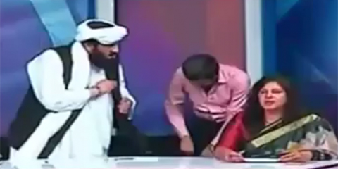 Television show turns hostile: Marvi Sirmed abused by JUIF leader