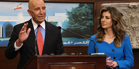 US envoy Tom Barrack sparks outrage after telling Lebanese journalists to 'act civilized' US envoy Tom Barrack sparks outrage after telling Lebanese journalists to 'act civilized'