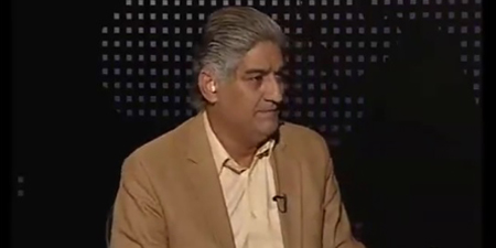 Waqt News shows Matiullah Jan the door