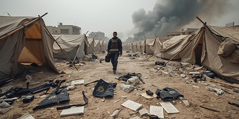 44 Palestinian journalists killed in Gaza tents, report says 44 Palestinian journalists killed in Gaza tents, report says