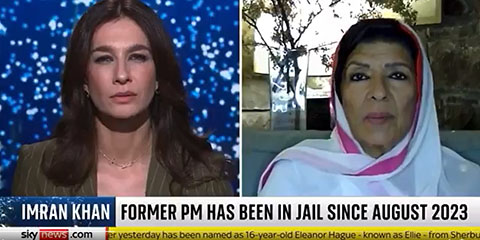 AI-generated video falsely links Imran Khan sister to war comments AI-generated video falsely links Imran Khan sister to war comments